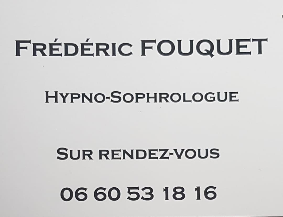 Plaque professionnelle de Frédéric Fouquet