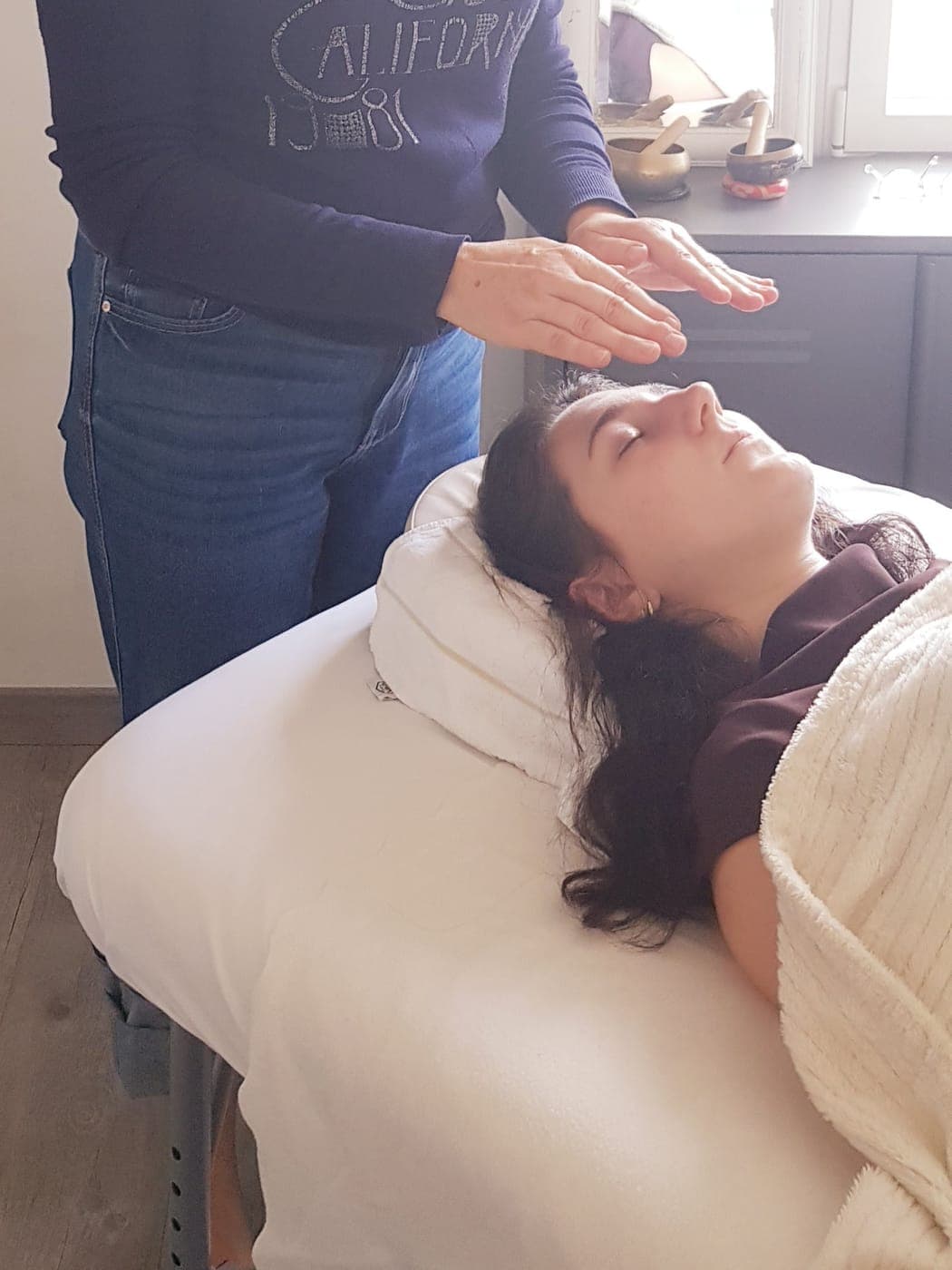 Apposition des mains en Reiki